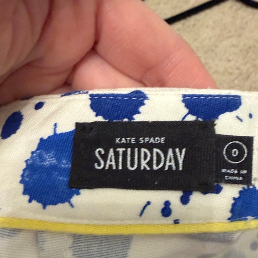 Kate Spade White and Blue Polka Dot Skirt - Picture 4 of 4